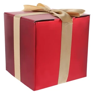 Decorazione Natalizia Forma Cubo Contenitore Regalo Natale Confezione Regalo Natale Ornamento - Foto 1 di 12