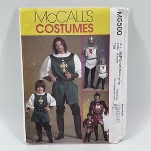 McCall's Medieval REN Knight Costume Sewing Pattern M5500 Men Sm-Xlg Uncut FF - Picture 1 of 3