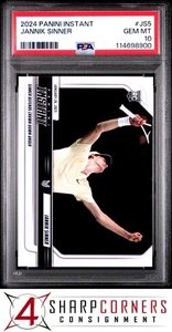 2024 PANINI INSTANT JANNIK SINNER #JS5 JANNIK SINNER RC #/948 PSA 10 - Picture 1 of 4