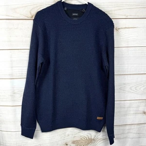 Suéter Pullover Buffalo David Bitton Wariner Brezo Azul Marino Talla Mediana - Imagen 1 de 11