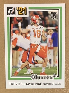 2021 Panini Chronicles DP Donruss Trevor Lawrence Rookie Card RC #32 Clemson - Picture 1 of 2