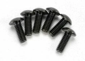 Traxxas 3937 Button Head Machine Screw, 4 x 12mm (6) - Picture 1 of 2