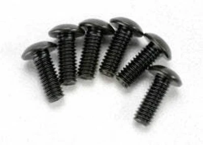Traxxas 3937 Button Head Machine Screw, 4 x 12mm (6) - Image 1 of 2