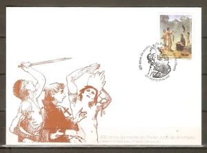 Portugal FDC (1997) 400th Year of Death of Father José Anchieta - Picture 1 of 1