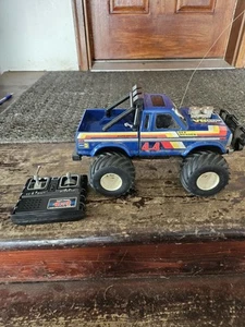 VTG Radio Shack Off Roader Dash 49 Blue 4x4 Truck R/C Car w/ Remote Works READ - Picture 1 of 5