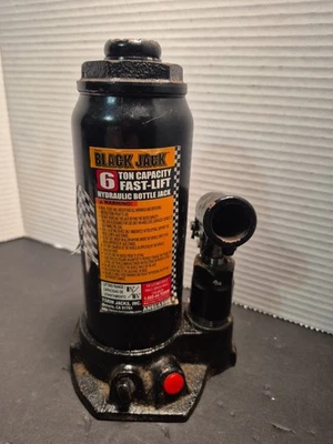 Gato de botella hidráulico de acero soldado Torin Black Jack de 6 toneladas / sin mango  Foto 1 de 4