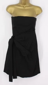 GAUGE81 DONNA NATAL MINI ABITO VITA DRAPPEGGIO DETTAGLIO TAGLIA 36/UK8 NERO PREZZO AL PUBBLICO £440 IB - Foto 1 di 6