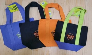 Trader Joe's Set of 4 Canvas Tote Bags 2025 Limited Edition NWT ,Cotton. - Picture 1 of 10