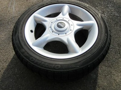 MINI R 50 1 ALUFELGE 6,5x16  5 STAR SPOKE R 83 silber in gutem gebr. Zustand - Bild 1 von 4