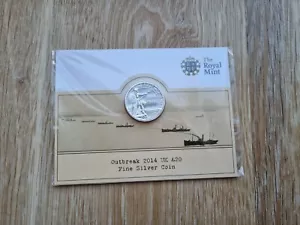 The Royal Mint - Outbreak 2014 UK £20 Fine Silver Brilliant Uncirculated Coin - Picture 1 of 7