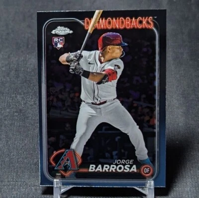 Jorge Barrosa Rookie RC 2024 Topps Chrome Update Card #USC163 Diamondbacks - Image 1 of 2