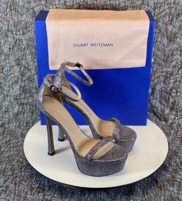 Sandalia Stuart Weitzman Nudistcurve Hollywood Plataforma Tacón Talla 8.5 Foto 1 de 4