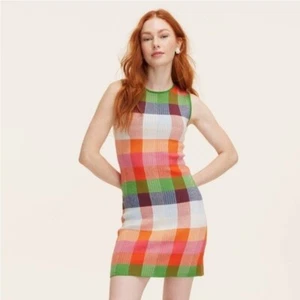 Mini vestido suéter a cuadros Kate Spade NY X Target para mujer talla mediana - Imagen 1 de 4