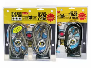 Cat's Eye Tire Pressure Maintenance System Dual Trucks Trailer 100PSI 2pk SSteel - Picture 1 of 6