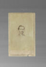 VINTAGE CDV REAL PHOTO CLOSEUP of BEARDED MAN 1870s  AUBURN NY  Union Gallery for sale