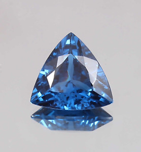 AAA Flawless Mozambique Blue Tourmaline Loose Trillion Cut Gemstone Jewelry 14MM