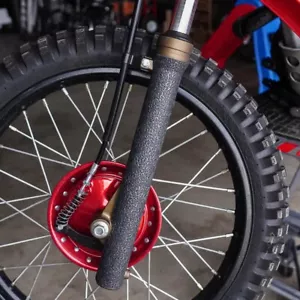 Black Lower Fork Guards 1985-2013 Honda XR100 CRF100 Shock Protectors XR CRF 100 - Foto 1 di 4