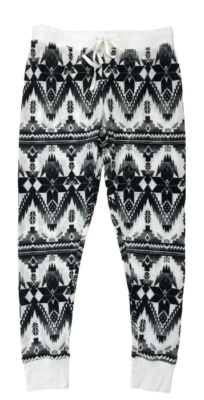 Polo Ralph Lauren Men's Sweatpants PJ Lounge Jogger Black White Aztec NEW (S) - Image 1 of 2