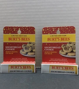 2 Nuevo Edición Limitada Burts Bejas Hidratante Bálsamo Labial Pan Corto Galleta - Imagen 1 de 6