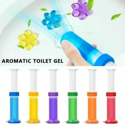 Toilet Deodorant Bathroom Spray Air Freshener Bowl Gel Cleaner Flower ✨ν иρ S4D4 - Image 1 of 4
