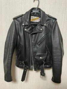 Schott Perfecto Double Leather Riders Jacket Size 36 Made in USA - Picture 1 of 4