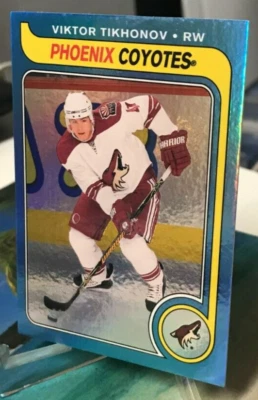 2008 OPC RETRO BLACK RAINBOW FOIL RC VIKTOR TIKHONOV #784 ROOKIE #68/100 - Image 1 of 2