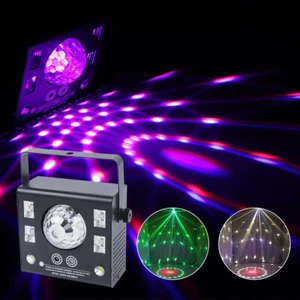 4 in 1 Mixed LED Licht Party DJ Disco Lichter Multifunktional Strobe Licht Gerät - Bild 1 von 9