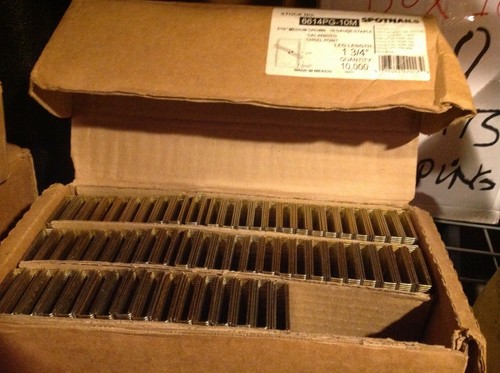 Spotnails #6614PG-10M, 7/16” Crown, 16 gauge 1 3/4” Leg Length Point | eBay