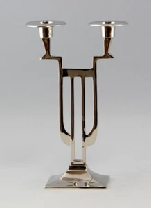 9977006 Chandelier 2-flammig Argent Nickel Plaqué Art Nouveau Neuf h29cm - Picture 1 of 1