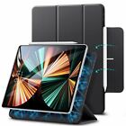 For iPad Pro 12.9 5th Gen Magnetic Case, Shockproof, Rebound Secure Black