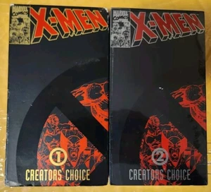 Set Of 2 X-Mens Creators Choice Animated VHS Tapes Tested One Sealed Wolverine - Picture 1 of 3