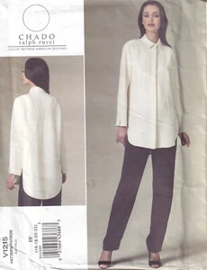 Vogue Sewing Pattern V1215 Chado Misses Loose Fitting Shirt & Pants Size 16-22 - Picture 1 of 2