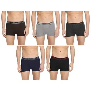 5 Pack - Dixcy Scott Men’s Snug Fit Innerwear Trunk with Outer Elastic waistband - Picture 1 of 3