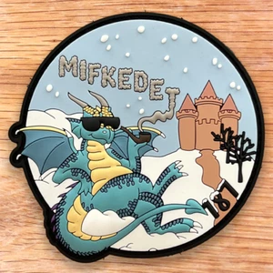 PARCHE PVC CURSO PILOTO FUERZA AÉREA ISRAELÍ 187 3D "MIFKEDET" - Imagen 1 de 4