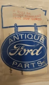 Antigua tuerca de bomba de agua Ford 1928-29 pieza de latón A-8523 paquete de tuercas sin fugas - Imagen 1 de 3