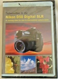  Appareil photo reflex numérique Nikon D50 DVD d'instruction par grue bleue numérique neuf scellé