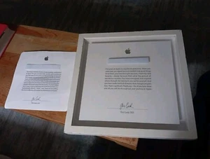 Apple Employee 5 & 10 YEAR Anniversary Awards CEO Tim Cook Signature See Pics - Picture 1 of 13
