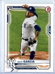 2021 Bowman #72 Deivi Garcia RC Rookie Card - Bild 1 von 2