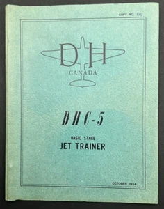 Dehavilland Canada DHC-5 1954 Basic Stage Jet Trainer Manual Ilustración. 11p - Imagen 1 de 7