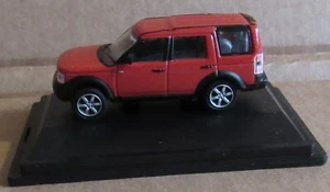 OXFORD DIECAST LAND ROVER DISCOVERY 3 RIMINI ROJO MODELO ESCALA 1:76 COCHE JUGUETE - Imagen 1 de 4