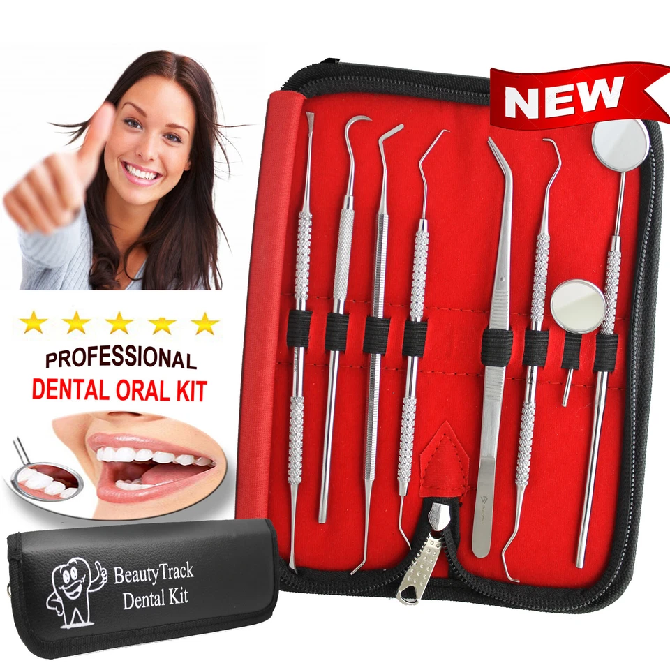 Teeth Whitening Kit Dental Floss Care Instruments Plaque Calculus Remover Scaler