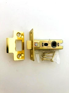 10 x Standard Brass Face Tubular Mortice Latch - 64mm - Picture 1 of 1