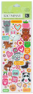 K&Company Mini Accents Stickers Lucy Love Icons Embellishments - Picture 1 of 1