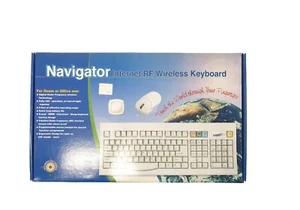 Navigator Keyboard Wireless Internet RF Vintage  - Foto 1 di 2