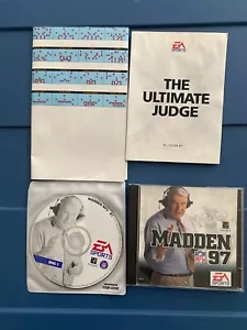 ¡Madden 97 con póster manual y de reproducción! CD-ROM para Windows PC - EA Sports Football 1997 - Imagen 1 de 3