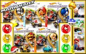 Nintendo Super Mario Kart - Elige y elige - Figuras y karts diecast de Hot Wheels - Imagen 1 de 18