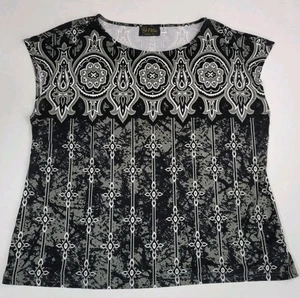 Bob Mackie Wearable Art ärmelloses Top Gr. XL - Bild 1 von 10