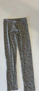 Zara Girls Grey French Bulldogs Leggings Size 11-12 - Picture 1 of 4