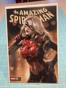 Amazing Spider-Man #39 Lesley Leirix Li variante exclusiva Marvel Comics 2023 casi nuevo - Imagen 1 de 1