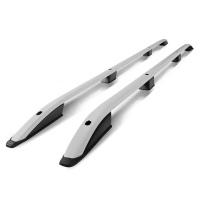 Barandilla de techo plateada mate para Volkswagen VW Caravelle (T6.1) corta 2019-2023 Foto 1 de 4